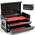 Black 2 Drawer Steel Tool Box Q864371