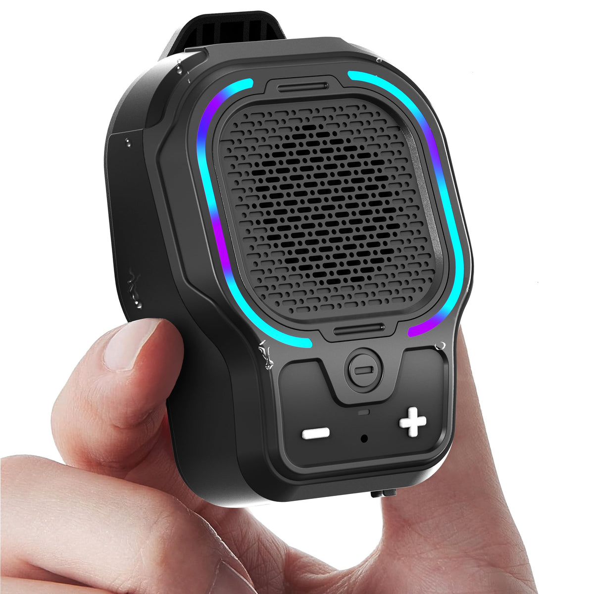 Black Magnetic Clip-on Portable Bluetooth Speaker K5453