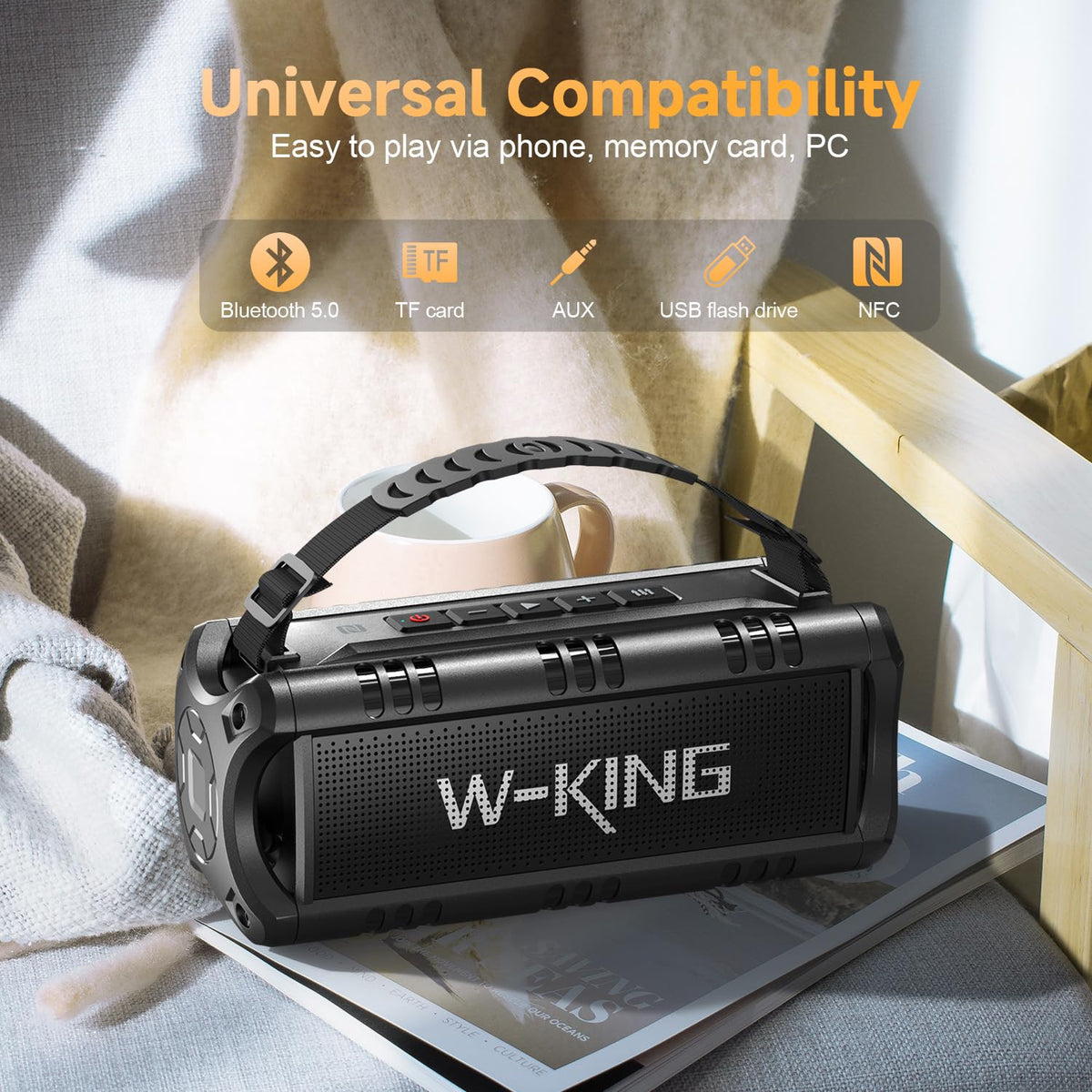Portable Bluetooth Speaker 60W Waterproof E519670