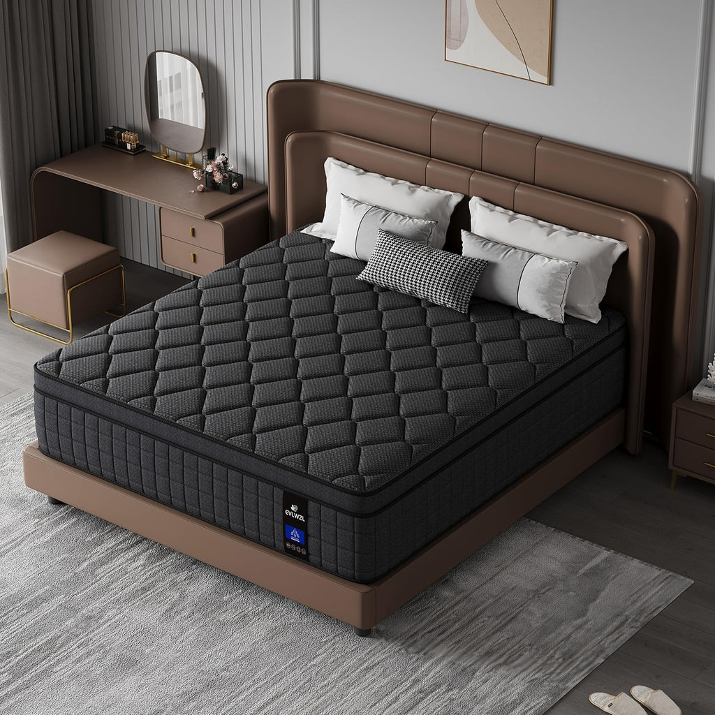 10 Inch Queen Hybrid Memory Foam Mattress O6408