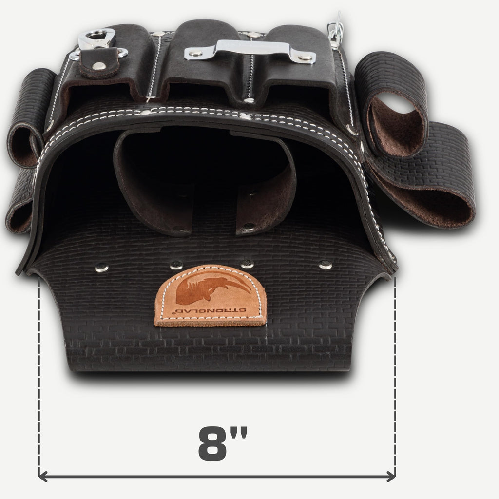 Heavy Duty 13-Pocket Top Grain Leather Tool Belt O2952