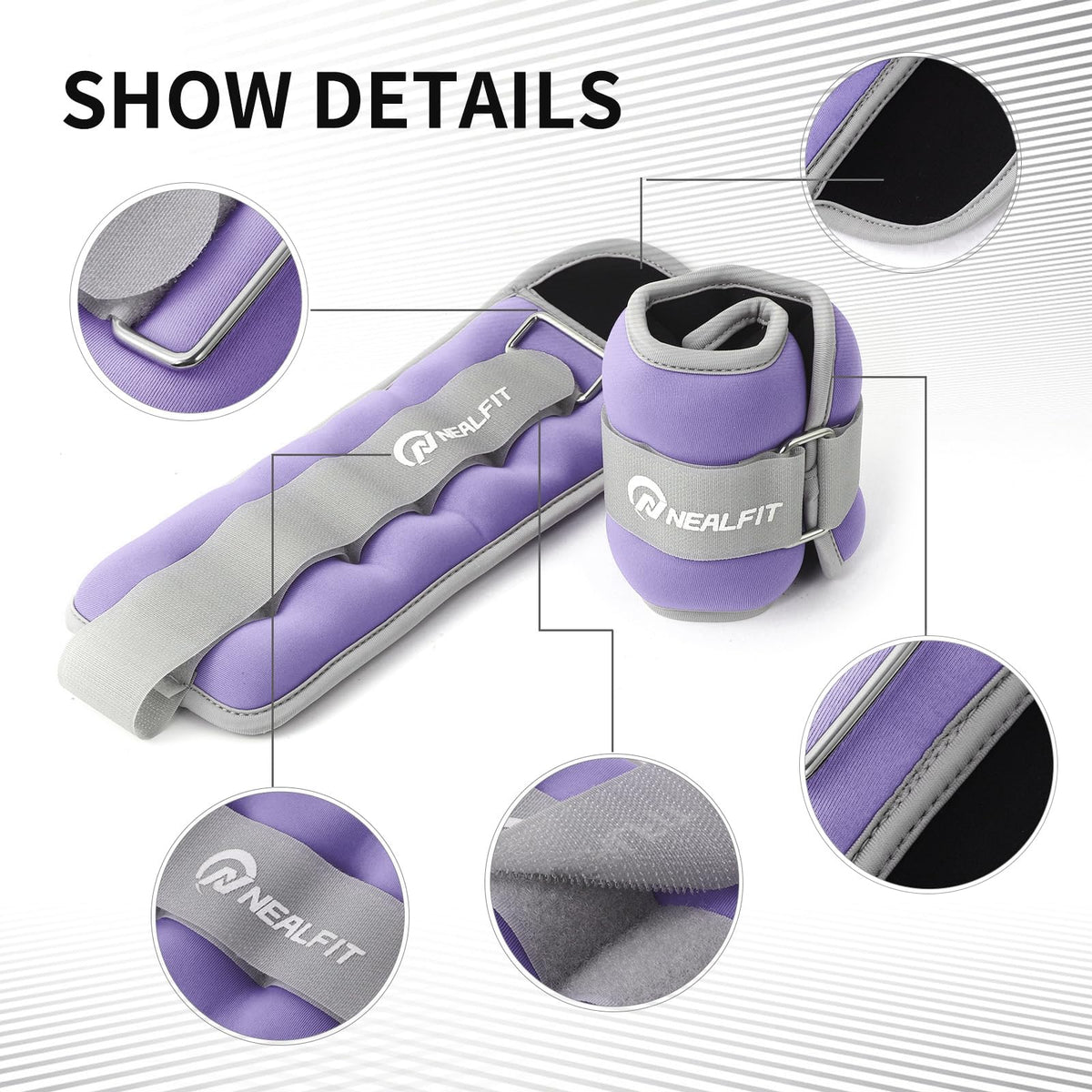 Ankle Weights with Adjustable Strap T548