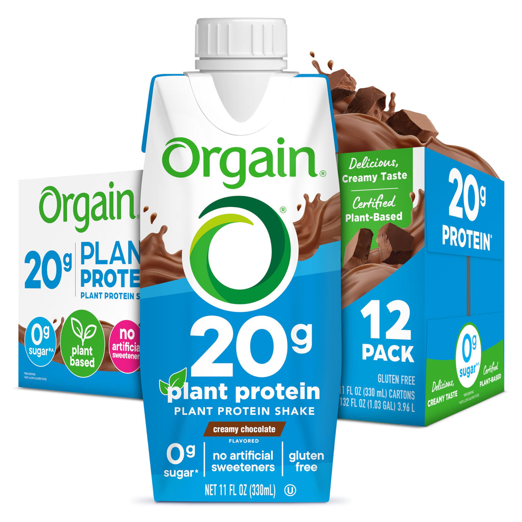 Chocolate 20g Vegan Protein Shake 11 oz 12pk D91093
