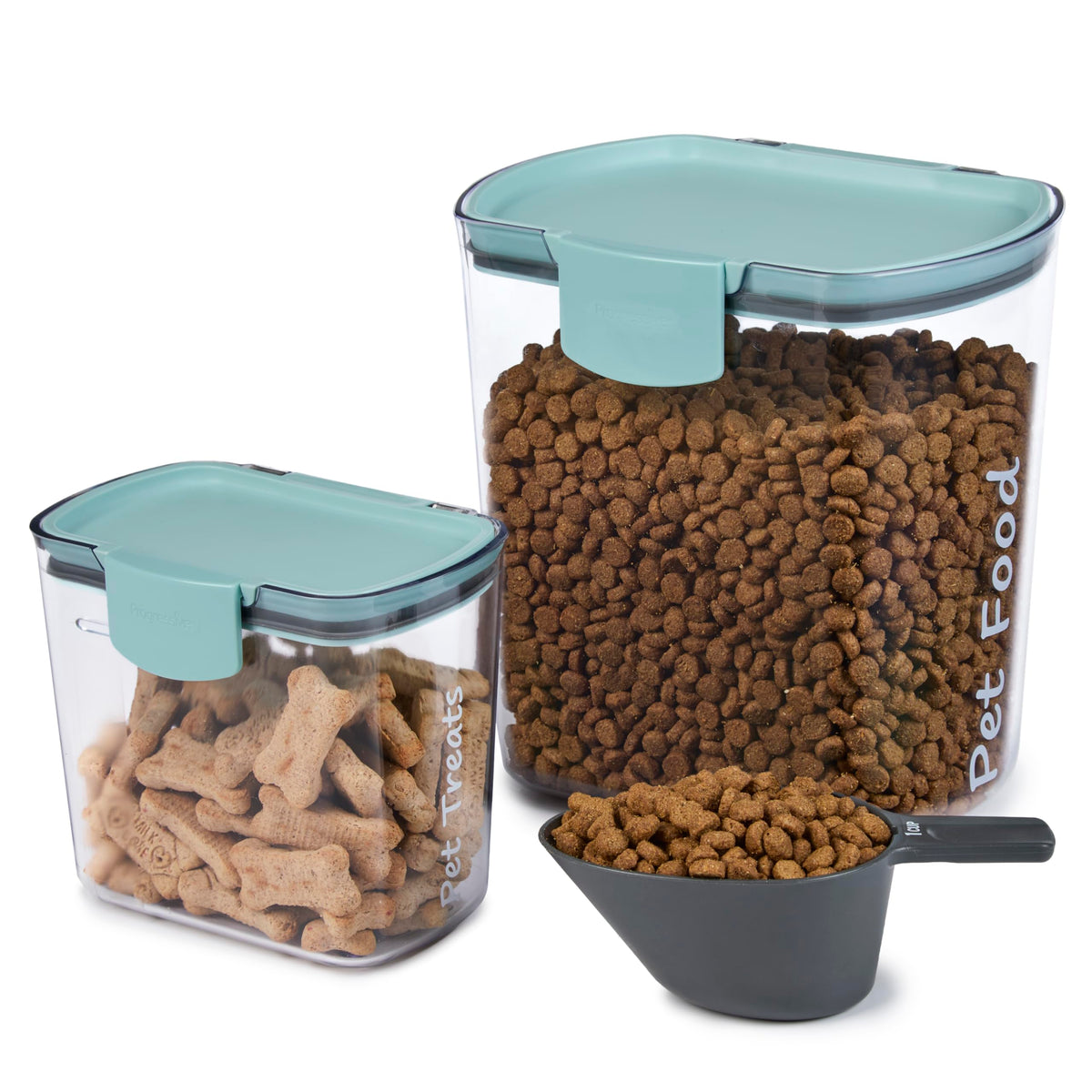 Airtight Pet Food Storage Container Set with Pour Spout F466