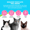 Chicken and Liver Flavor Soft Chews for Cats 60 Count X1721