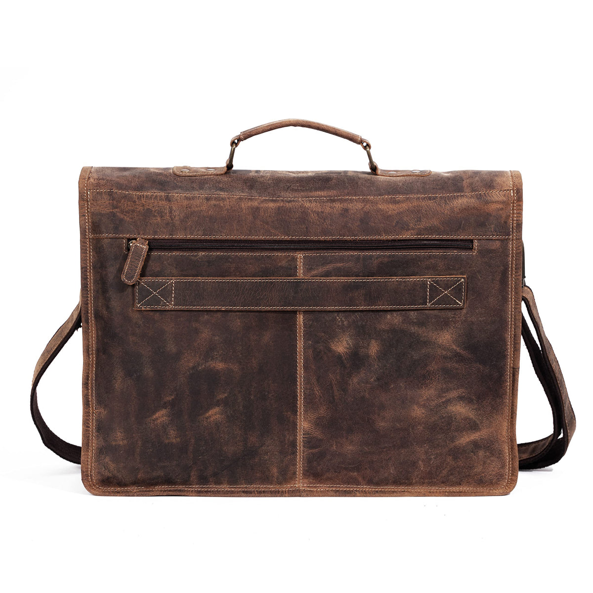 18 Inch Leather Laptop Messenger Bag U963