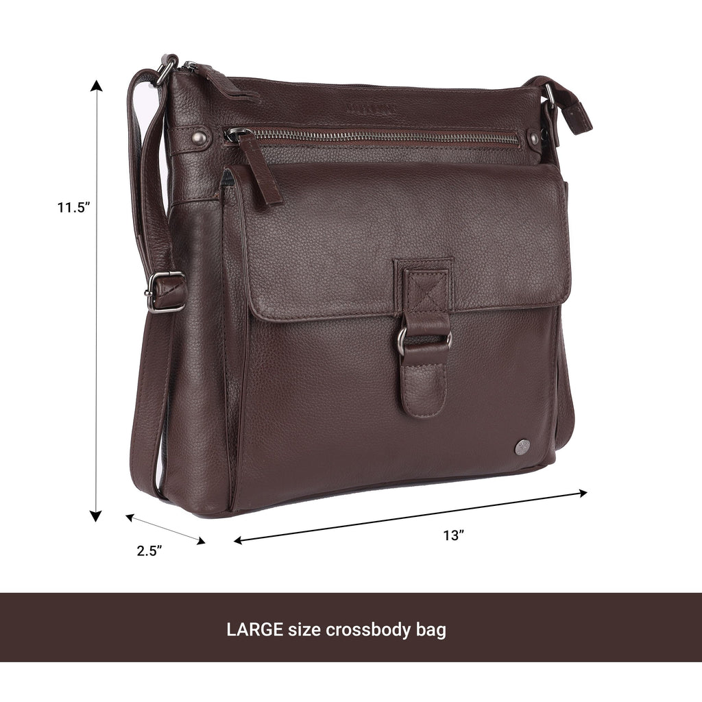 Large Soft Real Leather Womens Crossbody Handbags and Purses J527