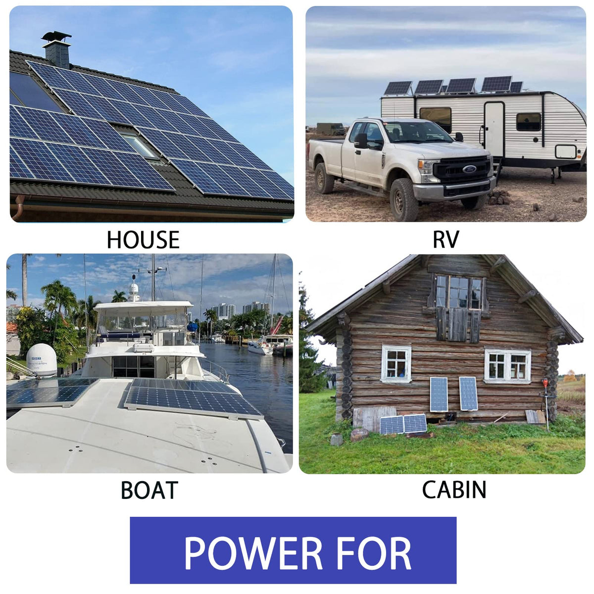 300 Watt 12 Volt Monocrystalline Solar Panel Kit with 30A Charge Controller D74541