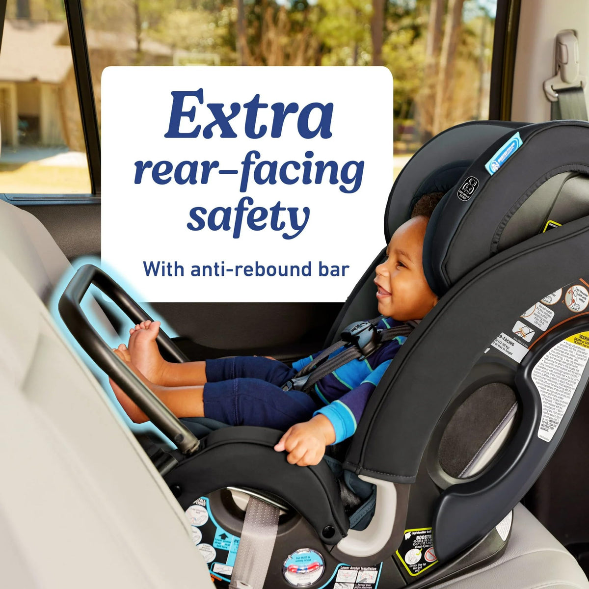 3-in-1 Car Seat with Anti-Rebound Bar A6639