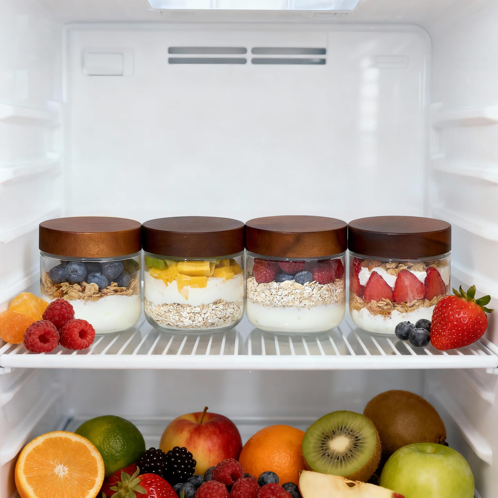 12 oz Glass Jars with Lids 6 Pack O494884