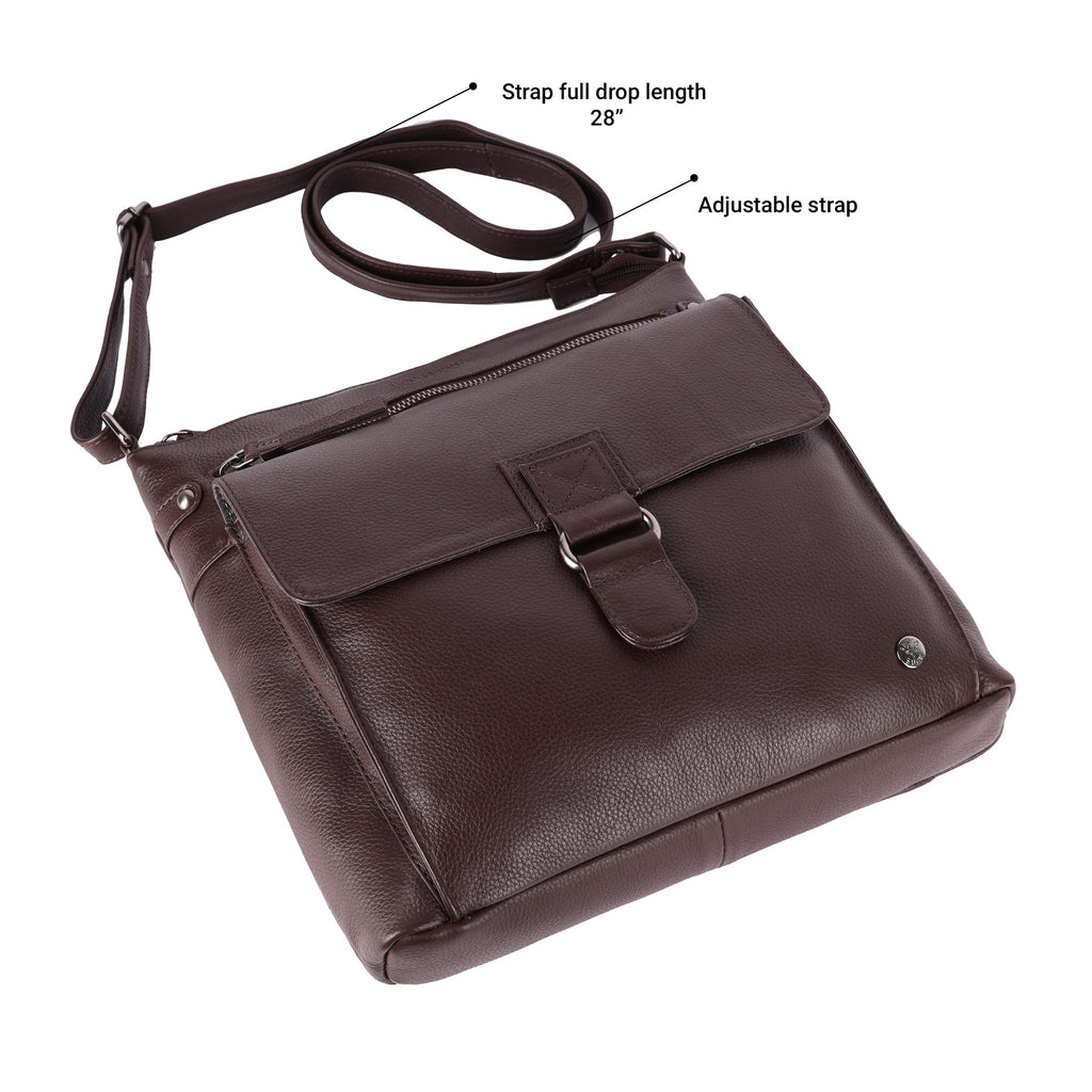 Large Soft Real Leather Womens Crossbody Handbags and Purses J527