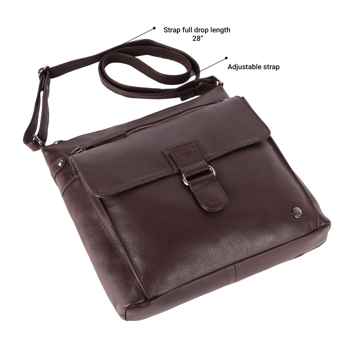Large Soft Real Leather Womens Crossbody Handbags and Purses J527