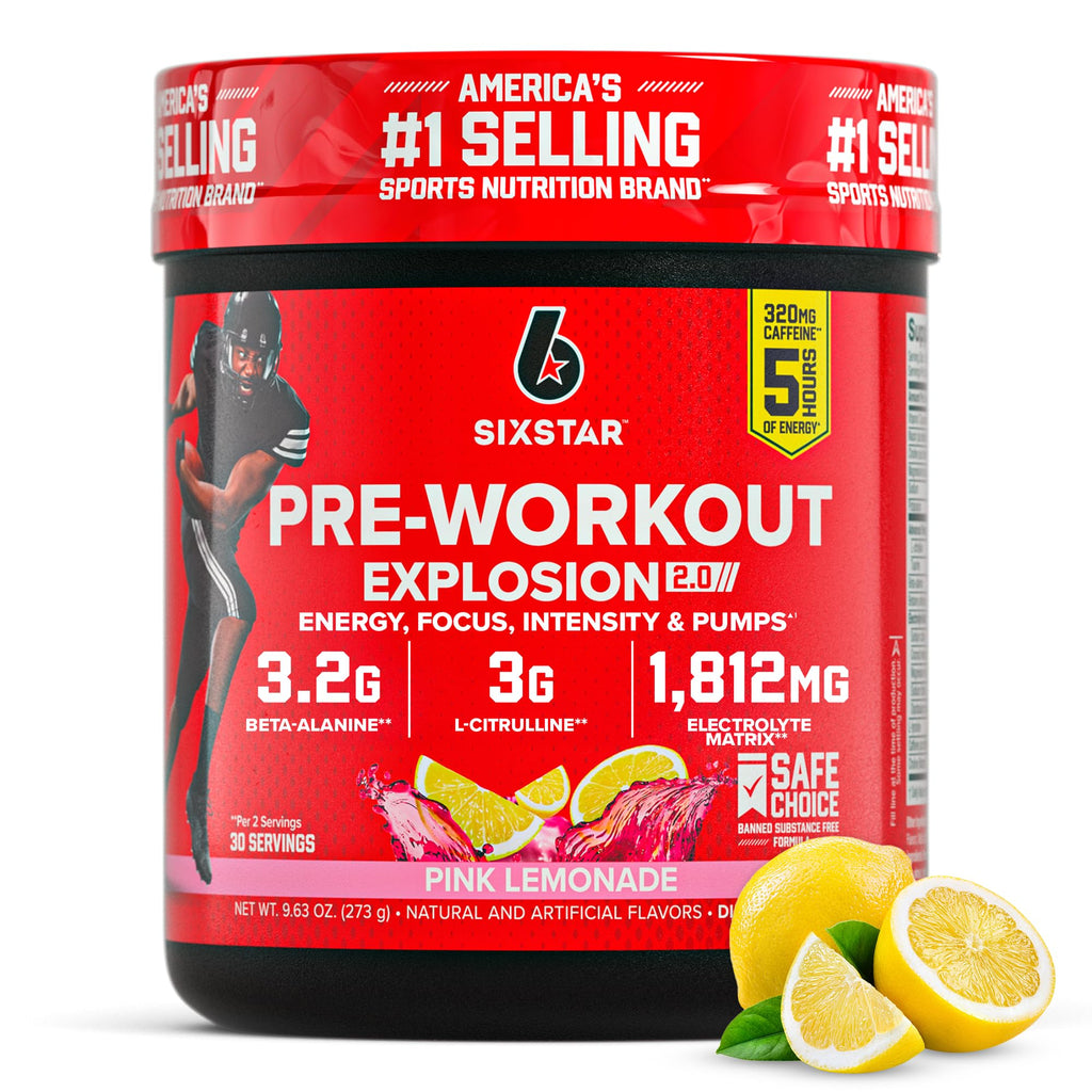 Pink Lemonade Pre-Workout Powder 30 Servings D67008