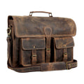18 Inch Leather Laptop Messenger Bag U963