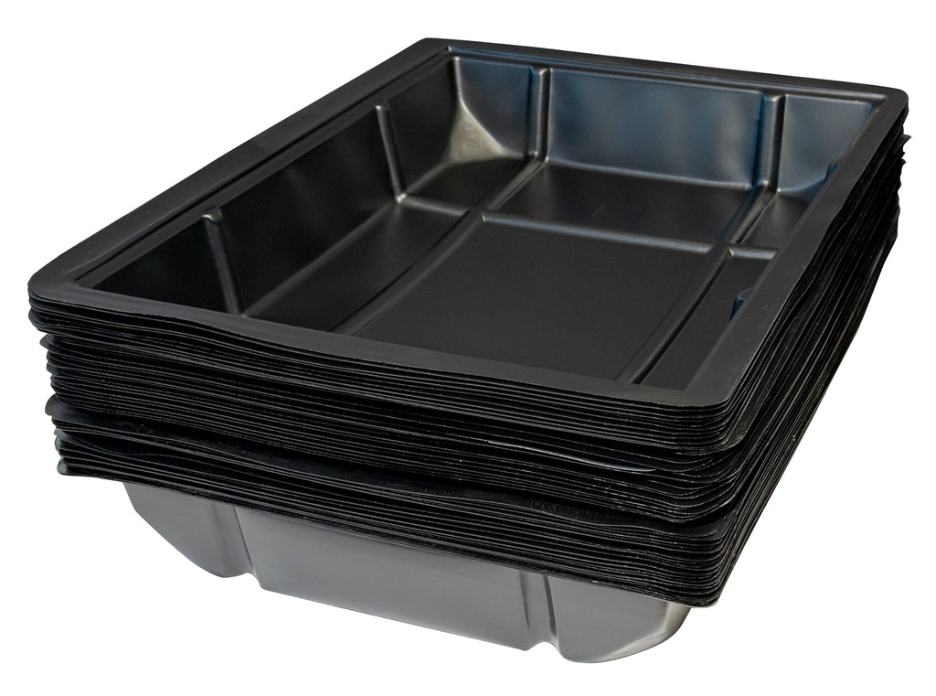 Black Disposable Litter Tray 50-Pack K982