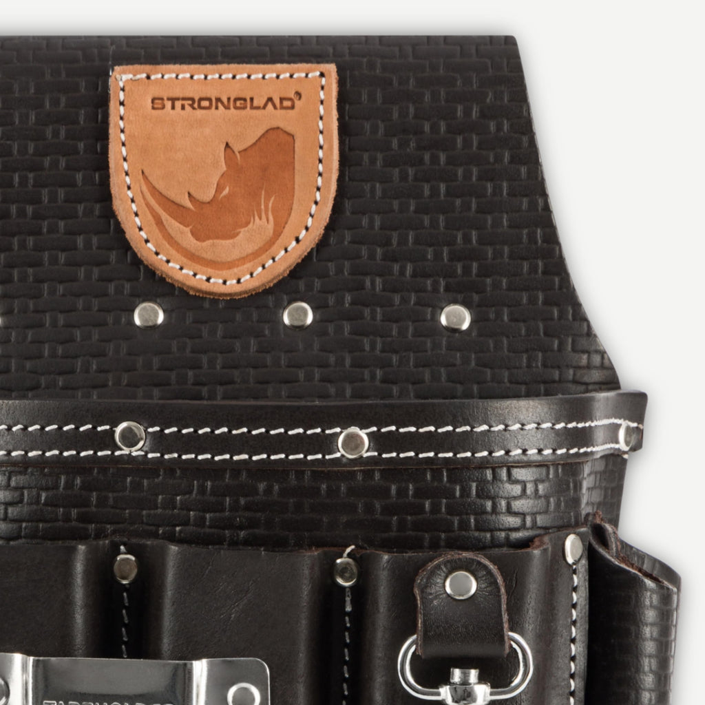 Heavy Duty 13-Pocket Top Grain Leather Tool Belt O2952