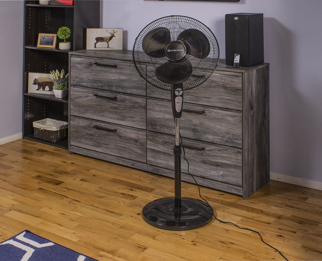 18 inch 3 Speed Oscillating Pedestal Fan with Remote Control V961590