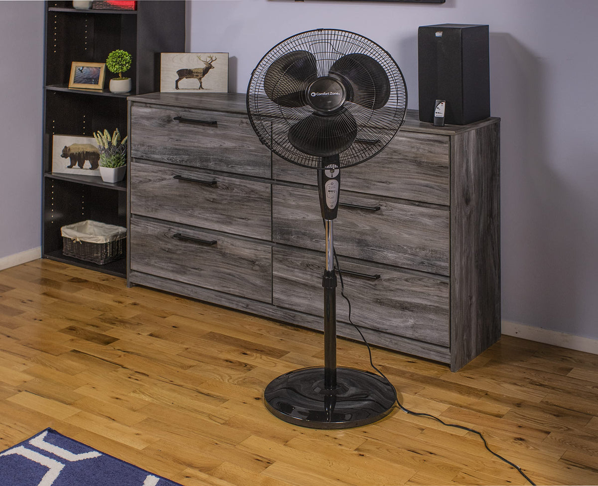 18 inch 3 Speed Oscillating Pedestal Fan with Remote Control V961590