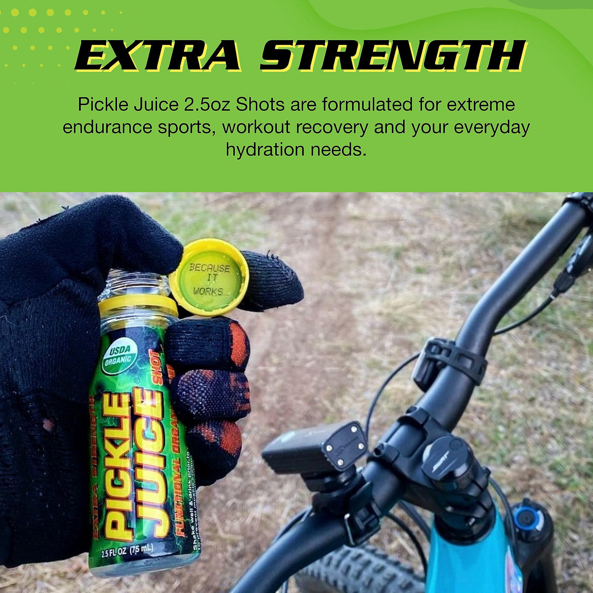 Organic 2.5 oz Sports Drink Shots 48 Pack G7438