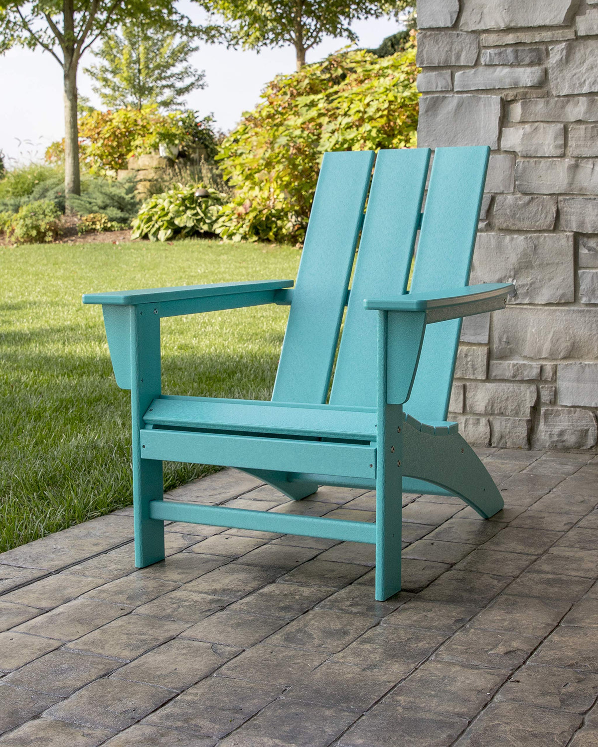 Navy Adirondack Chair & Side Table J6129