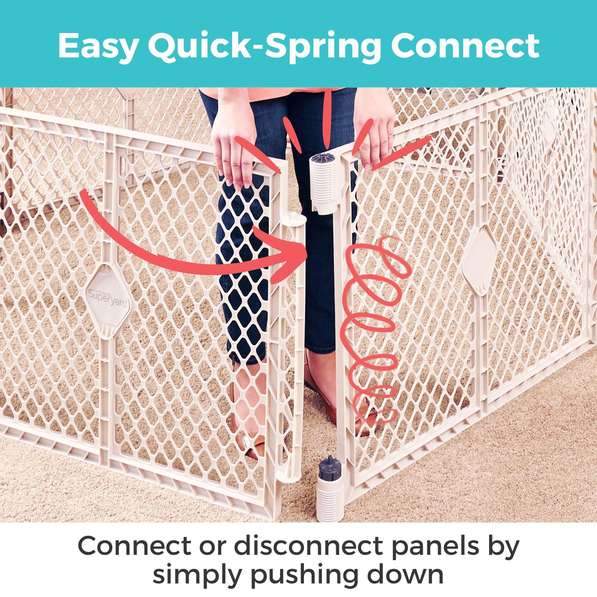 6-Panel Baby Playard O698